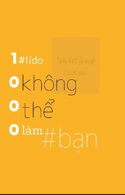 1000 lí do không thể làm bạn