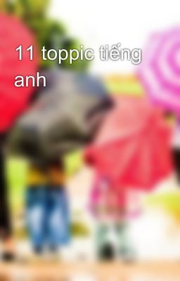 11 toppic tiếng anh