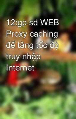 12:gp sd WEB Proxy caching để tăng tốc độ truy nhập Internet