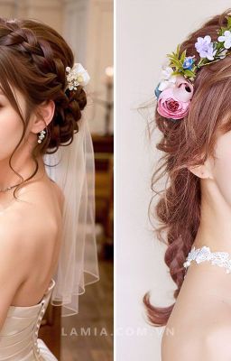 30 kiểu tóc cô dâu dâu đơn giản sang trọng trong ngày cưới
