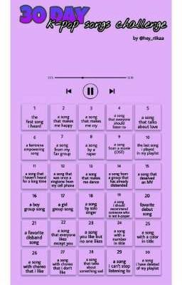 30 Tage K-Pop Songs Challenge