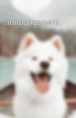 announcement 