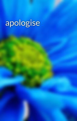 apologise