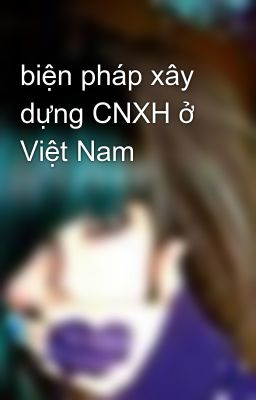 biện pháp xây dựng CNXH ở Việt Nam