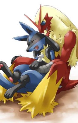 Blaziken X Lucario Dos Corazones Separados