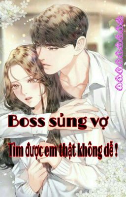 Boss sủng vợ ! Tìm được em thật không dễ 