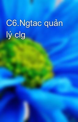 C6.Ngtac quản lý clg