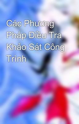 Các Phương Pháp Điều Tra Khảo Sát Công Trình