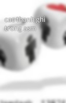 cac thanh ghi trong asm