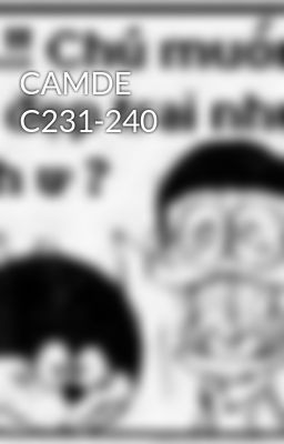 CAMDE C231-240