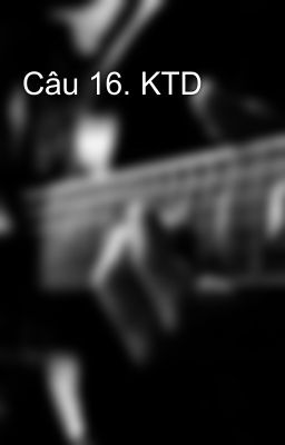 Câu 16. KTD