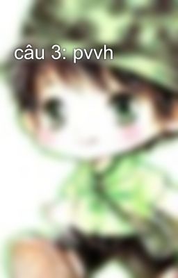 câu 3: pvvh