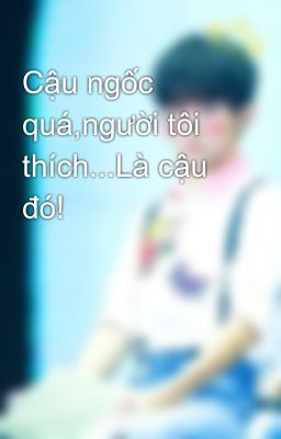 Cậu ngốc quá,người tôi thích...Là cậu đó!