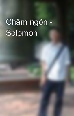 Châm ngôn - Solomon