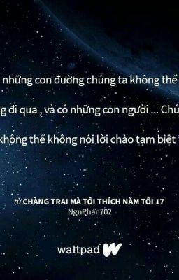 Chàng trai mà tôi thích năm tôi 17 