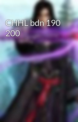 CHHL bdn 190 200