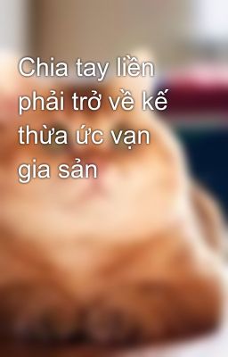 Chia tay liền phải trở về kế thừa ức vạn gia sản