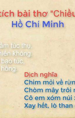  Chiều tối - Mộ ( Hồ Chí Minh )