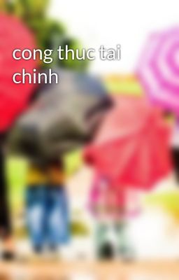 cong thuc tai chinh