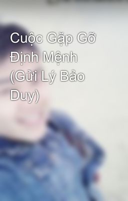 Cuộc Gặp Gỡ Định Mệnh (Gửi Lý Bảo Duy)