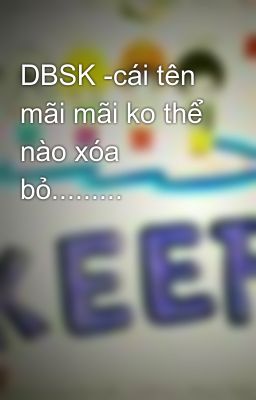 DBSK -cái tên mãi mãi ko thể nào xóa bỏ.........