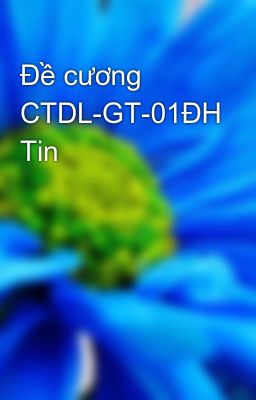 Đề cương CTDL-GT-01ĐH Tin