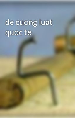 de cuong luat quoc te