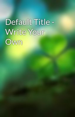 Default Title - Write Your Own