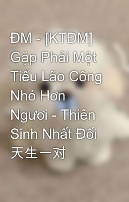 ĐM - [KTĐM] Gặp Phải Một Tiểu Lão Công Nhỏ Hơn Ngươi - Thiên Sinh Nhất Đối 天生一对