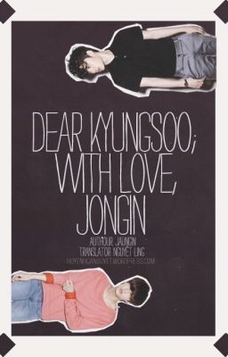 [Drabble][KaiSoo] Dear Kyungsoo, With love Jongin