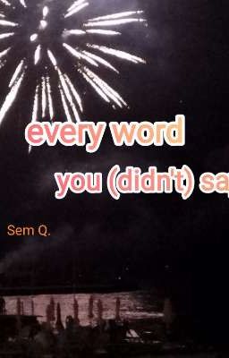 every word you (didn't) say