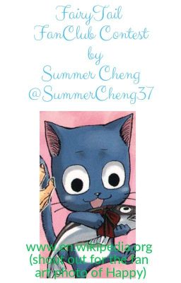 FairyTail  Fanclub Contest!   by Summer Cheng@SummerCheng37 * Canceled