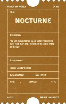 Ga 311 | 07:00 | Nocturne