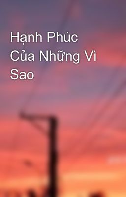 Hạnh Phúc Của Những Vì Sao