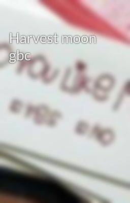 Harvest moon gbc
