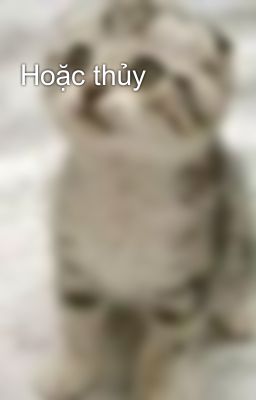 Hoặc thủy