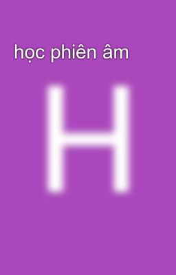 học phiên âm