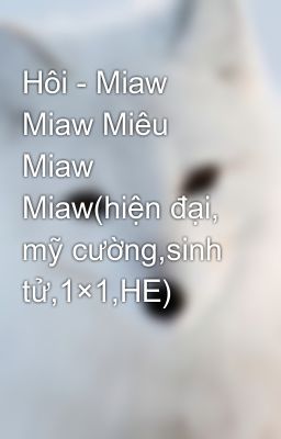 Hôi - Miaw Miaw Miêu Miaw Miaw(hiện đại, mỹ cường,sinh tử,1×1,HE)