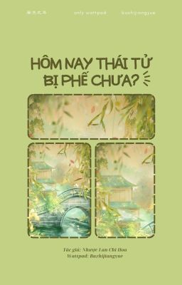 Hôm Nay Thái Tử Bị Phế Chưa - Nhược Lan Chi Hoa