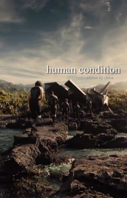 HUMAN CONDITION, (catching fire.)