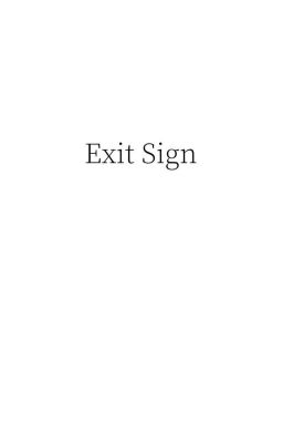 jsolnicky | exit sign