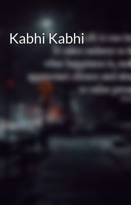 Kabhi Kabhi