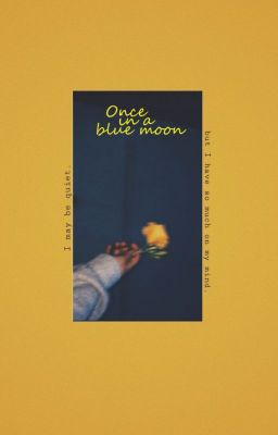 |Kookmin| Once in a blue moon