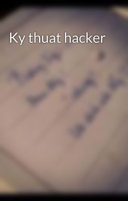 Ky thuat hacker