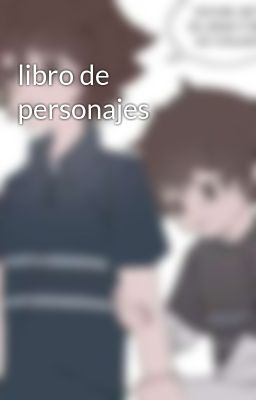 libro de personajes