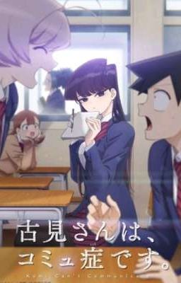 los personajes de komi_san reaccionando a naruverso 