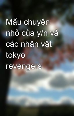Mẩu chuyện nhỏ của y/n và các nhân vật tokyo revengers