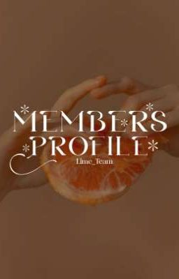 ⌊Members Profile⌉ Lime Team