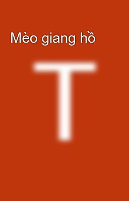 Mèo giang hồ