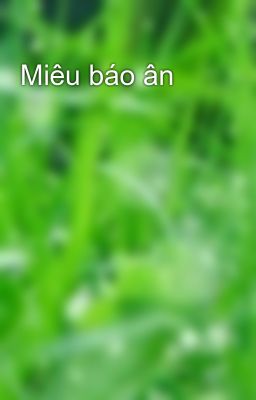 Miêu báo ân